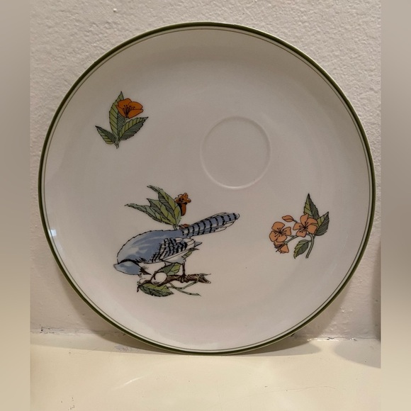Fitz & Floyd Collector Bird Snack Set 1975- Set of 2 - Picture 4 of 12